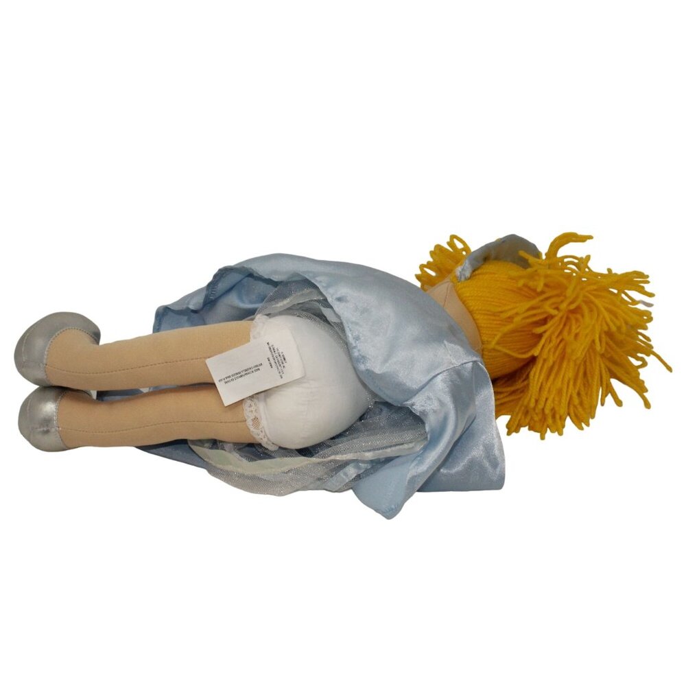 Vintage Disney Store Cinderella Plush Doll Yarn Hair Pink Gift Stuffed Toy - Picture 6 of 7